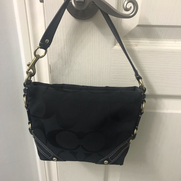 SOLD Coach bag (Fabric and leather ) - Picture 7 of 7